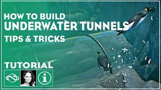 ▶ How to Build Underwater Tunnels in Planet Zoo Tutorial | Tips & Tricks |