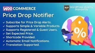 WooCommerce Price Drop Notifier | Product Price Drop Alerts By devdiggers