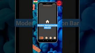 modern navigation bar flutter #shorts #flutter #dart #shortvideo