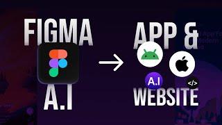 Figma To Real App With A.I! The Best A.I Design Tools