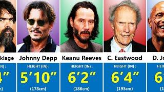 Heights of Hollywood Actors - Shortest to Tallest
