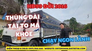 HD99 2016 – THÙNG DÀI TẢI TRỌNG LỚN, MÁY MÓC KHỎE, SIÊU VƯỢT TRỘI! | ĐẠT XE TẢI LUXURY