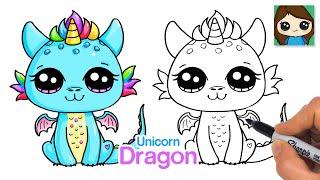 How to Draw a Baby Dragon Unicorn