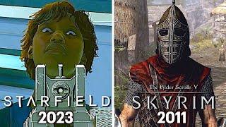 These two Bethesda games are 12 years apart...