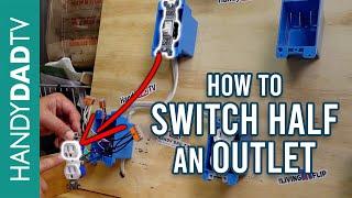 How to Switch HALF an Outlet