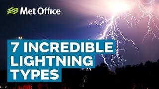 7 Incredible lightning types | Amazing Weather