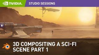 [Blender] 3D Compositing a Sci-Fi Scene Part 1: Landscape