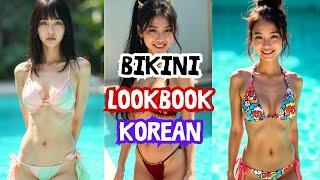 AI Lookbook Korean Bikini Girls | Asia Models AI 4K 