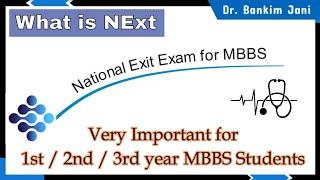 Know Exact Details about NExt Exam, to plan your medical studies systematically.