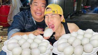 GOM HẾT TRỨNG LỘN CỦA CHỢ NHỎ MUKBANG , VẪN KHÔNG ĐỦ THÈM CHO NGA SUMO