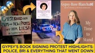 Gypsy Rose’s Book Signing PROTEST Scandal I POLICE Shows up, BRI Playing Security...