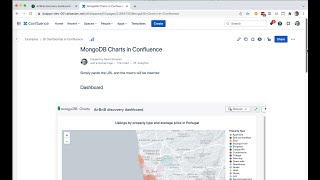 MongoDB Charts in Confluence