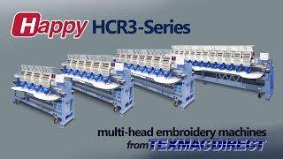 Demonstration Video: HAPPY HCR3-Series Multi-head Embroidery Machines