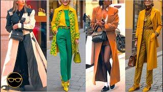 How to Dress like Italians: Milan November Street Style Chic Outfit from the Most expensive Street