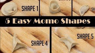 5 Incredibly Easy Momo Shapes By Sharmilazkitchen-