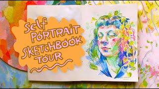 A Self Portrait Sketchbook Tour and Journey