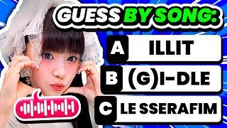 GUESS THE GROUP BY ONE SONG [MULTIPLE CHOICE]  Guess the Kpop Group - KPOP QUIZ 2024