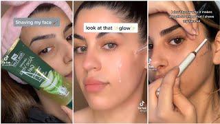 How To Shave Your Face For Instant Clear Skin  TikTok Compilation.