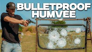 Bulletproof HUMVEE Windshield vs Different Caliber Bullets