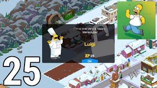 The Simpsons Tapped Out - Full Gameplay / Walkthrough Part 25 (IOS, Android) - Luigi Unlocked!