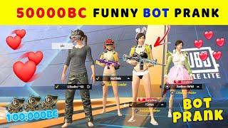 Best Funny Bot Prank With Big Youtuber Pubg LiteFunny Bot Prank With Big Youtuber Pubg Mobile Lite