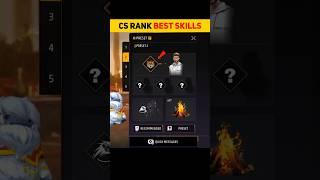 cs rank best character combination | best character for cs ranked | #freefire #shorts