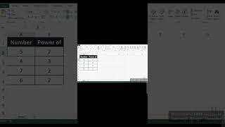 How to calculate square value of any number in excel-full video in comments