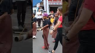 ritual dance in street