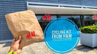 Online shopping,  unboxing and review of the new H&M cycling kit for 2024