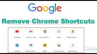 How to Remove Google Chrome Shortcuts