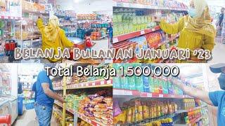 Belanja Bulanan Stok Januari 2023 | GROCERY SHOPPING | BELANJA AWAL TAHUN LEBIH HEMAT | MAMI BANACA