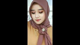 tutorial hijab segi empat pesta kondangan #shorts #short #tutorial #hijabstyle