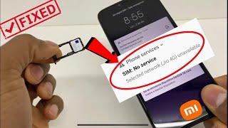 How to Fix SIM Card "No Service" Error On Xiaomi/Redmi Phone | Best Tutorial | Android Data Recovery