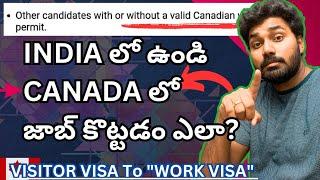  HOW TO GET A JOB IN "CANADA" FROM INDIA తెలుగు లో".|  @Canadakastalu