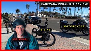 Cops Stole My E-Bike While Dashing! (Kaniwaba Sur Ron Pedal Kit Review)