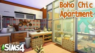 Decorating a Boho Chic Apartment in The Sims | Speed Build