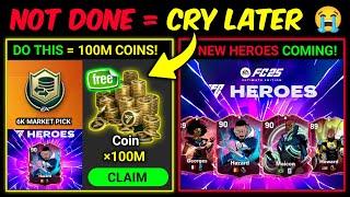 FREE 100M Coins - EVERYTHING You Must Do Before THURSDAY, New Heroes Cards | Mr. Believer