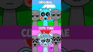 Incredibox Sprunki: CUTE Time vs Cute Mod(New Mod) #shorts #incredibox #incrediboxsprunki #sprunki