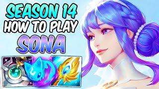 HOW TO PLAY SONA | Best Build & Runes S14 | Diamond Commentary | League of Legends