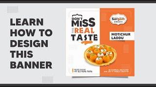 Social Media Banner Design For a Product | Sahni Graphics Tutorial  |Corel Draw Design Tutorial