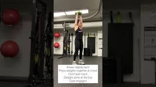 Exercise Library - Narrow Shoulder Press