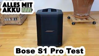 Bose S1 Pro System Bluetooth Lautsprecher Test | ALLES MIT AKKU