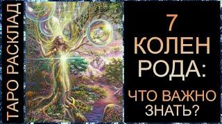 7 КОЛЕН РОДА НА СВЯЗИ: ЧТО ВАМ ВАЖНО ЗНАТЬ СЕЙЧАС?  #тарорасклад #таротрансформация