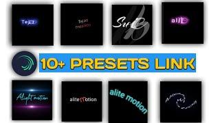 Top 10+Alight Motion Text Animation Presets | Alight motion | Presets | Neon effect