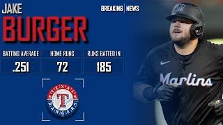 𝐁𝐑𝐄𝐀𝐊𝐈𝐍𝐆 𝐍𝐄𝐖𝐒: Texas Rangers Acquire Jake Burger | 2024 MLB Offseason