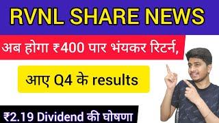 RVNL LATEST NEWS | Q4 RECORD PROFIT | RVNL बनाएगा करोड़पति, दिया 200% रिटर्न ।