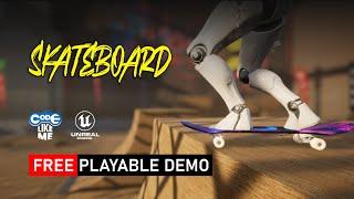 Unreal Engine 5 Skateboarding Template - Playable Demo