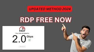 Create RDP free for lifetime | How to create free RDP 2024
