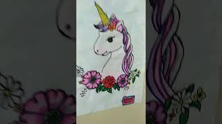 #Unicorn  drawing #