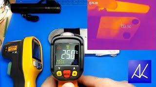 Пирометры и нюансы. КВТ MS6531 VS FLUKE 59 MAX.